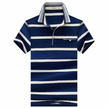 OEM Cotton Striped Yarn Dyed Polo Shirt for Man